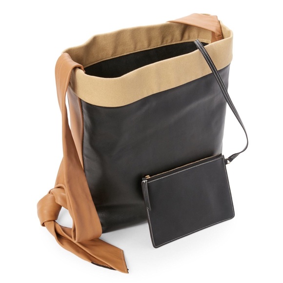 CELINE Runway Band Twisted Cabas Knot Bucket Tote Bag- Phoebe Philo Hobo Bag - Picture 2 of 15